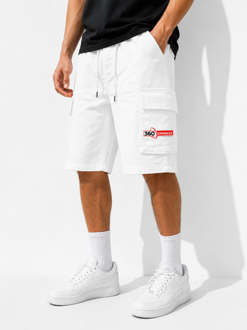 360 Degree Men's Cargo Shorts – Premium Casual Drawstring Utility Shorts
